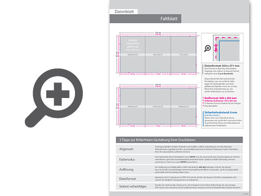 Product Bild hochglanz-uv-lack_faltblatt__gefalzt_auf_15_0_cm_x_26_5_cm__vertikaler_wickelfalz__6-seitig