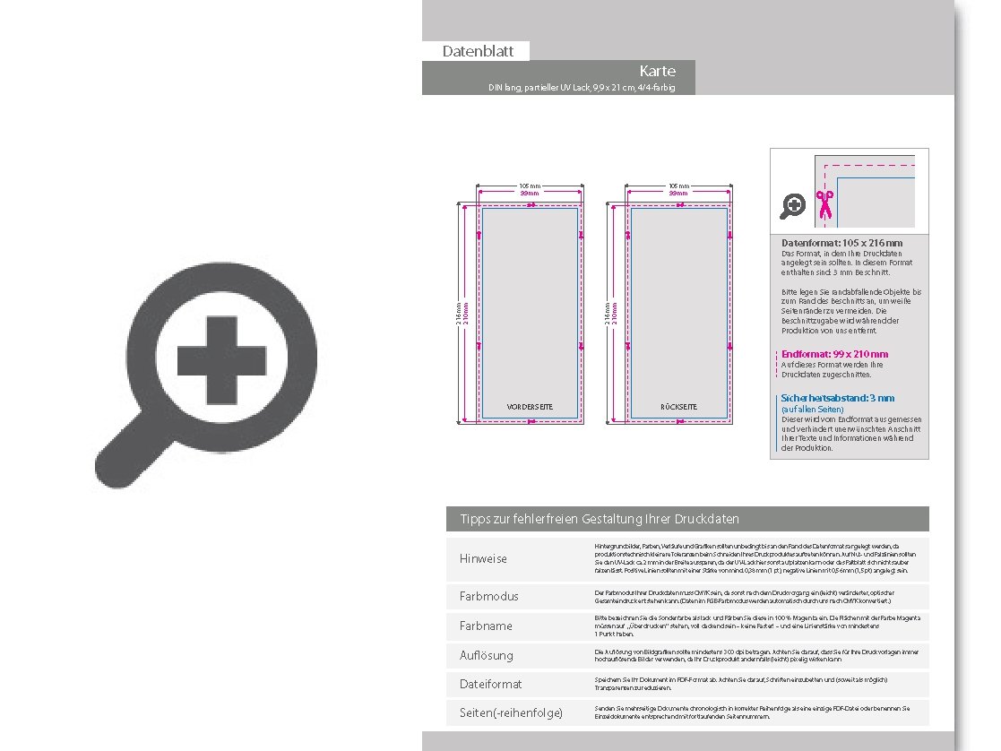 Product Bild hochzeitskarte_din_lang_4_4_farbig_mit_beidseitig_partieller_uv-lackierung