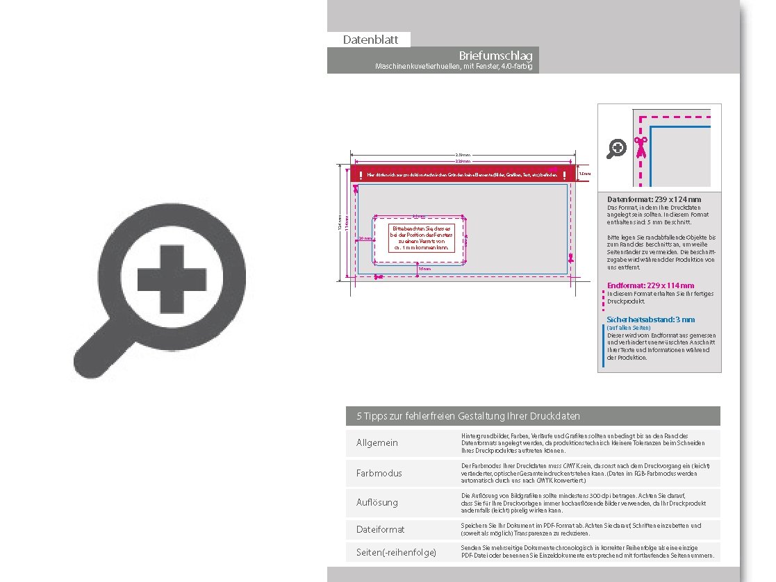 Product Bild maschinenkuvertierh__llen_din_lang_quer__nassklebend_mit_fenster__einseitig_4_0_farbig_bedruckt
